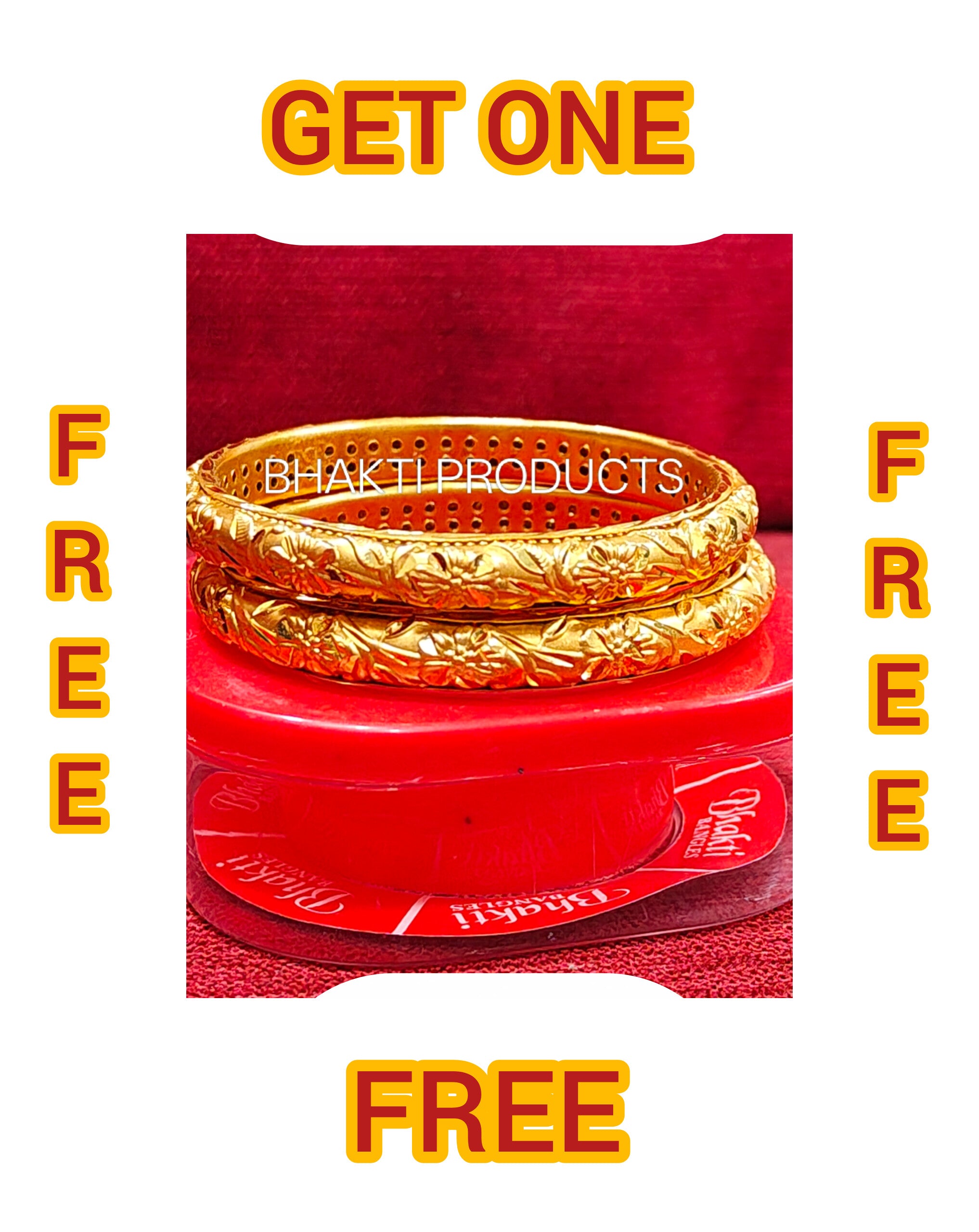 design no 1850.. Gold Platted Brass Bangles