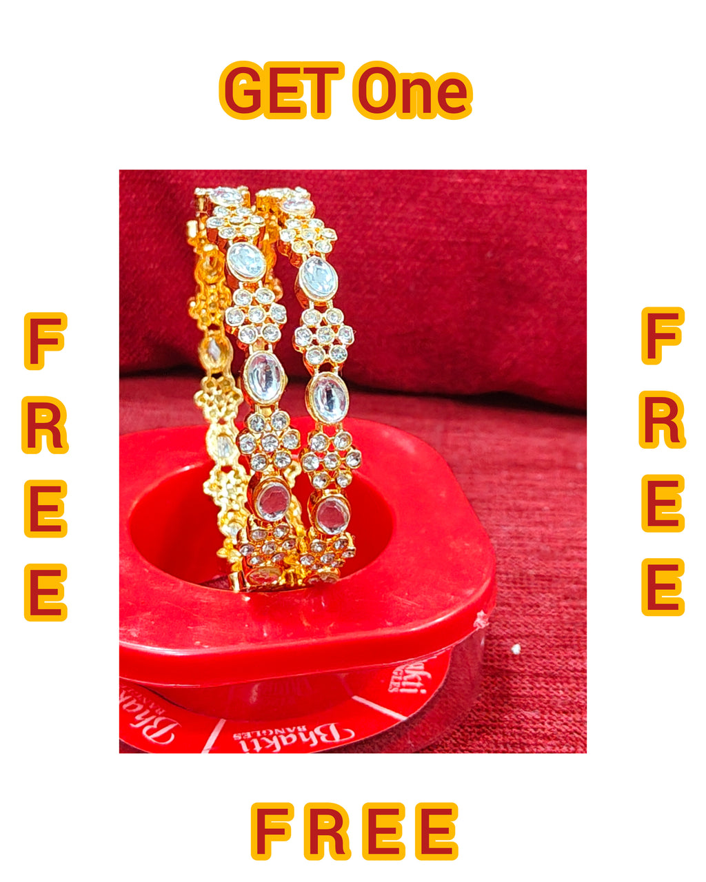 design no: 850 ws. gold plated bangles
