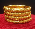 Design No: 8950.. Gold Platted Brass Bangle..